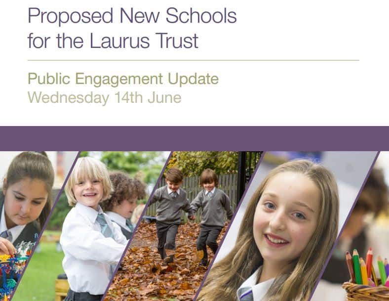 Come to see our school design proposals on 14th June