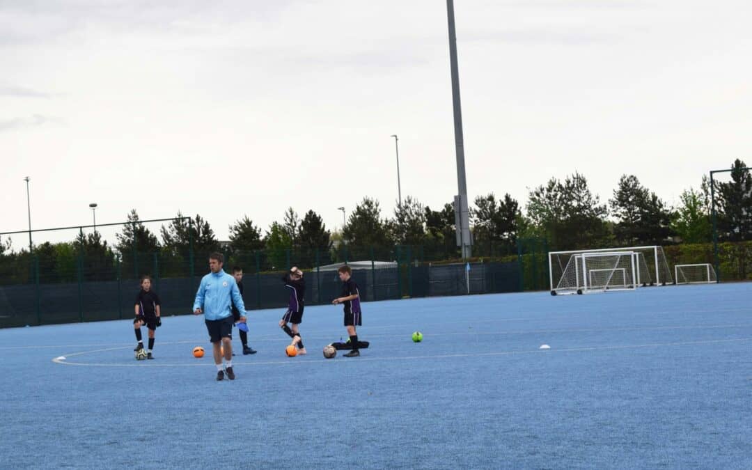 LCH students get training tips at Manchester City’s campus