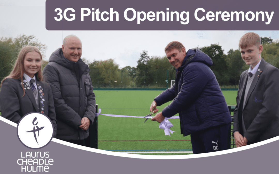 Stockport County Manager opens 3G pitch at Laurus Cheadle Hulme