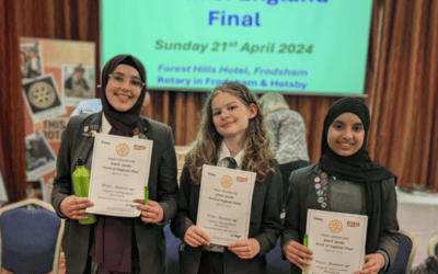 Grand Final Winners and Northern England runners-up: Students impress in Rotary Youth Speaks Competition