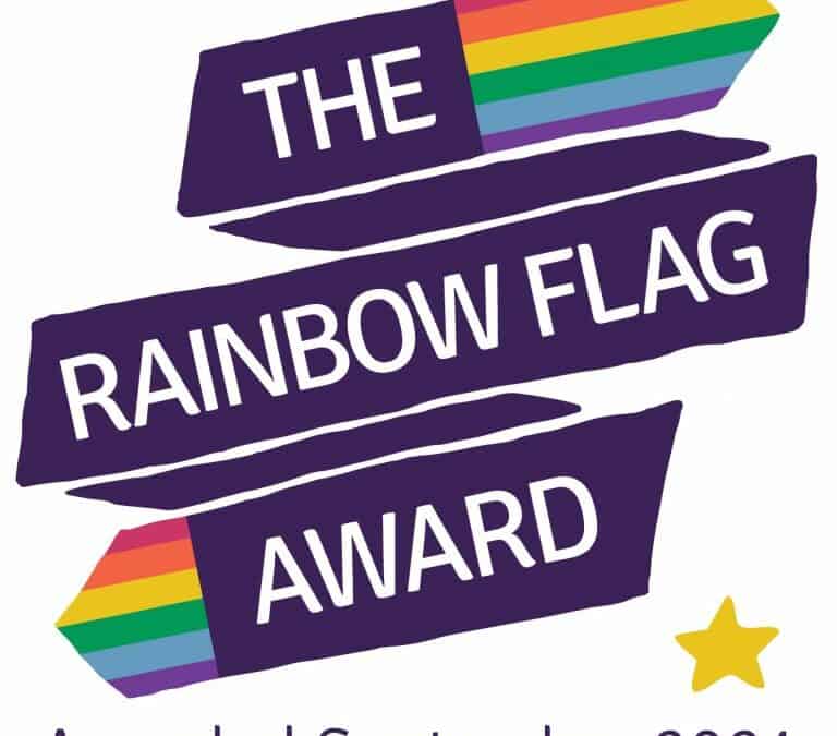 LCH flies the LGBT+ flag