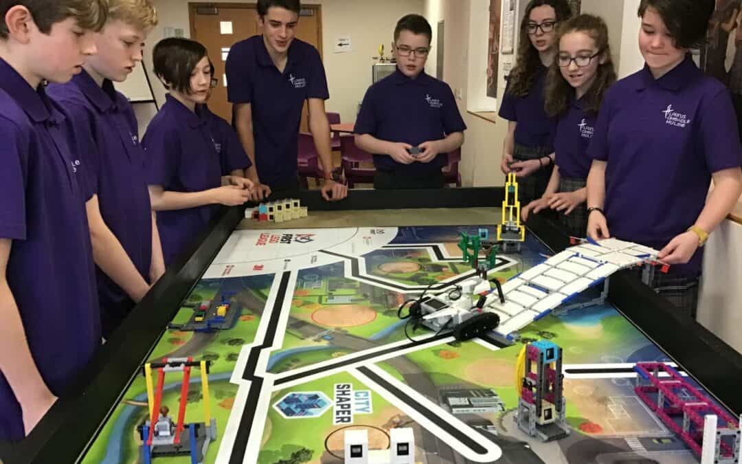 Year 8 students finish second in the Lego League competition